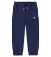 Vilebrequin Embroidered Cotton Sweatpants In Blue