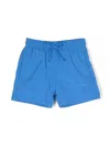 Vilebrequin Embroidered-logo Drawstring Swimming Shorts In Blue