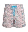 Vilebrequin Embroidered-shells Mistral Swim Shorts In White