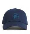Vilebrequin Embroidered Turtle Baseball Cap In Navy