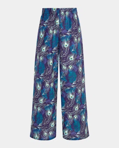 Vilebrequin Eyes Of The Wind Trousers In Blue