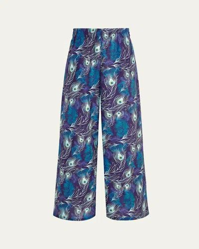 Vilebrequin Eyes Of The Wind Trousers In Blue