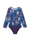 Vilebrequin Eyes Of The Wind Swimsuit In Blue
