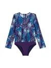 Vilebrequin Eyes Of The Wind Swimsuit In Blue