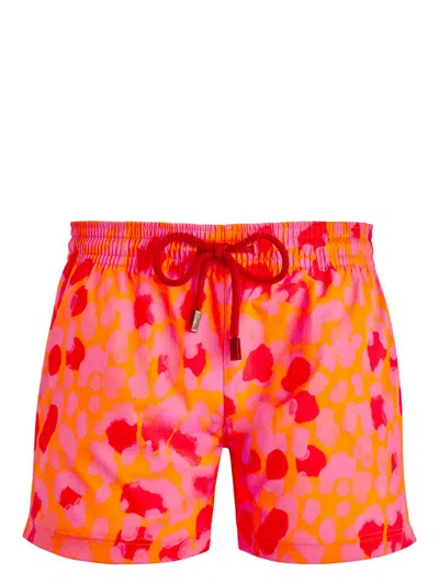 Vilebrequin Fabya Swim Shorts In Orange