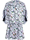 Vilebrequin Feelgood Bird-print Playsuit In White