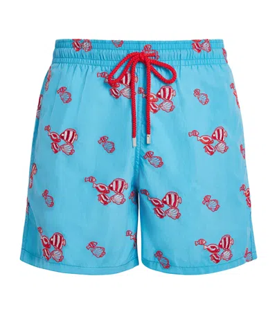Vilebrequin Fishy Vibes Embroidered Mistral Swim Shorts