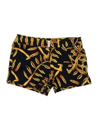 Pre-owned Vilebrequin Floral Print Swim Trunks In Multicolor