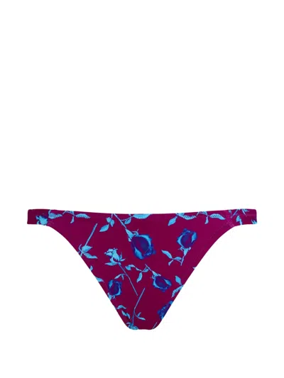 Vilebrequin Brazilian Bikini Briefs With Floral Print And Minimal Design In Multi