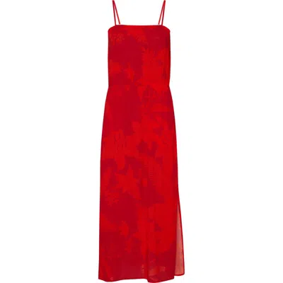 Vilebrequin Flower Power-print Dress In Red