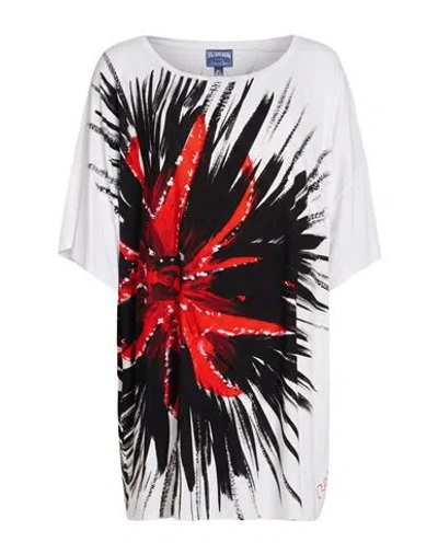 Vilebrequin For Patrizia Gucci Woman T-shirt White Size Onesize Viscose, Elastane In Multi