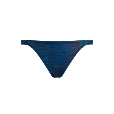 Vilebrequin Tanga Bikini Bottom Rainbow In Blue