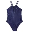 Vilebrequin Relief Sparkling Swimsuit In Blue