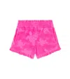 Vilebrequin Ginetty Jacquard Cotton Terry Shorts In Pink