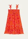 Vilebrequin New Leopard Organic-cotton Dress In Abricot
