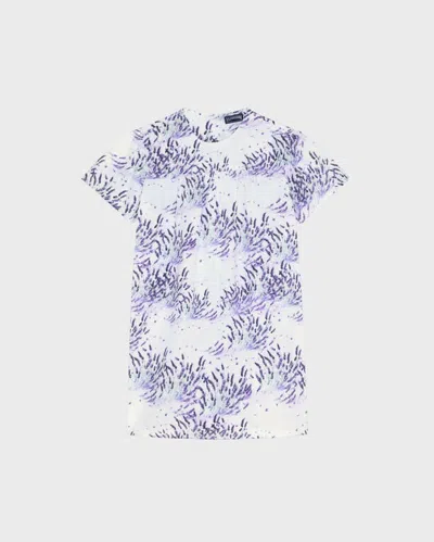 Vilebrequin Kids' Girls Linen Dress Lavender In Multi