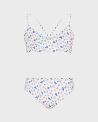 Vilebrequin Kids' Micro Ronde Des Tortues Bikini In Multi