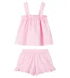 Vilebrequin Gleep Cotton Pajamas In Pink