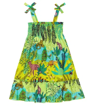 Vilebrequin Kids' Little Girl's & Girl's Jungle Rosseau Cotton Voile Dress In Neutral