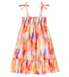 Vilebrequin Gloss Tie-dye Cotton Dress In Multicoloured