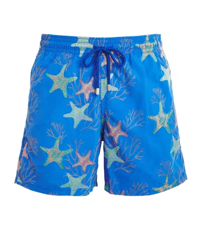 Vilebrequin Glow Stars Mistral Swim Shorts In Blue
