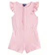 Vilebrequin Gracias Cotton Terry Playsuit In Pink