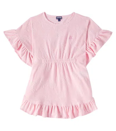 Vilebrequin Kids' Granita Cotton Terry Dress In Pink