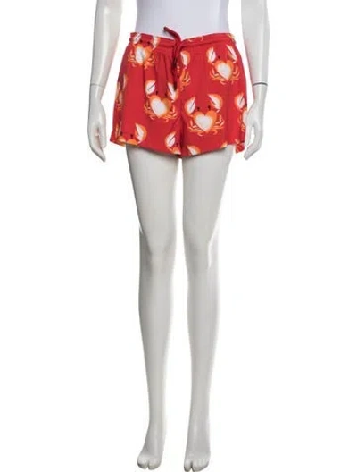 Pre-owned Vilebrequin Graphic Print Bottoms In Red