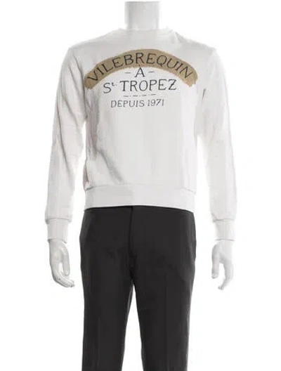 Pre-owned Vilebrequin Graphic Print Crew Neck Pullover In Neutrals
