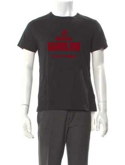 Pre-owned Vilebrequin Graphic Print Crew Neck T-shirt In Gray