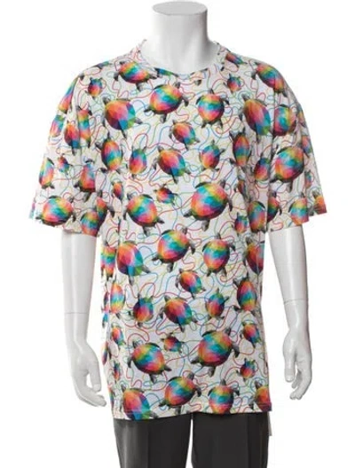 Pre-owned Vilebrequin Graphic Print Crew Neck T-shirt W/ Tags In Multicolor