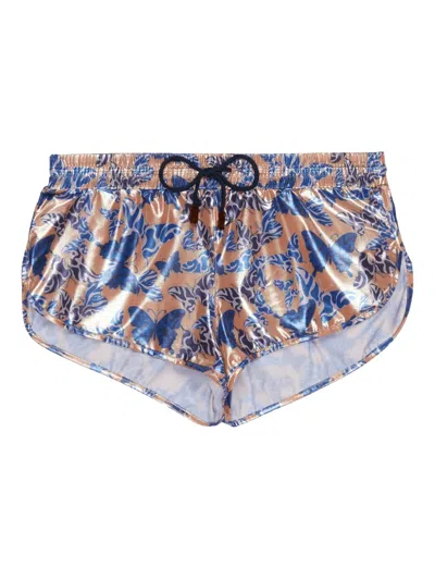 Vilebrequin Graphic-print Drawstring Swim Shorts In Multi