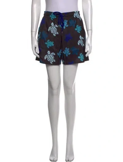Pre-owned Vilebrequin Graphic Print Mini Shorts In Multicolor