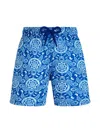 Vilebrequin Swim Trunks In 602 Palace / Blue