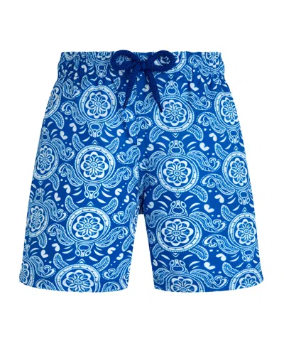 Vilebrequin Graphic-print Swim Shorts In Blue