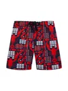 Vilebrequin Graphic-print Swim Shorts In Blue