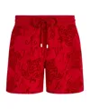 Vilebrequin Graphic-print Swim Shorts In Red