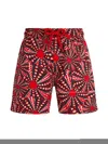Vilebrequin Graphic-print Swim Shorts In Red