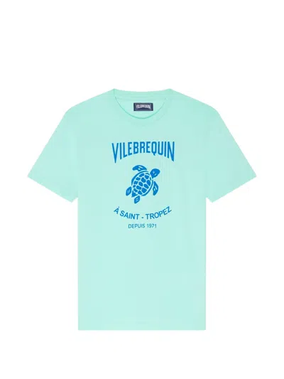 Vilebrequin Graphic-print T-shirt In Blue