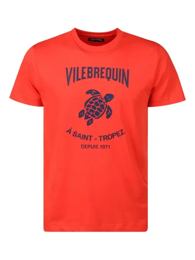 Vilebrequin Graphic-print T-shirt In Red