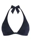 Vilebrequin Halterneck Bikini Top In Blue