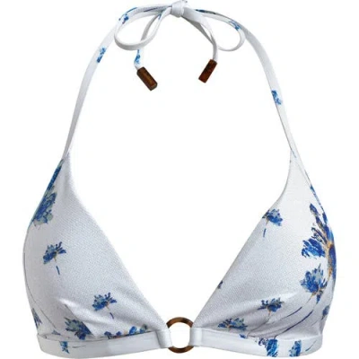VILEBREQUIN HERBIER SHINY JERSEY HALTER BIKINI TOP