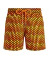 Vilebrequin Herringbones Turtles Swim Shorts In Multi