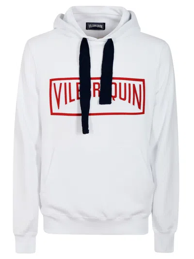 Vilebrequin Cotton Hoodie With Drawstring And Kangaroo Pocket In White