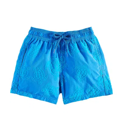 Vilebrequin Kids' Jim Printed Swim Trunks In Palace