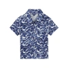 Vilebrequin Cotton Shirt In Bleu Marine