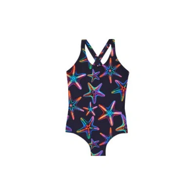 Vilebrequin Kids' Disco Stars Swimsuit In Bleu Marine