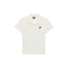 Vilebrequin Kids' Embroidered Turtle Terry Polo In Blanc