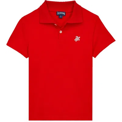 Vilebrequin Kids' Gemini In Coquelicot