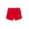 Vilebrequin Kids' Jacquard Flower Power Terry Shorts In Lipstick